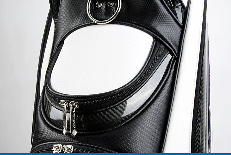 PGM Men's Golf Bag QB034 – PU Waterproof Large Capacity Standard Bag for 14 Golf Clubs