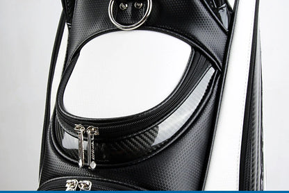 PGM Men's Golf Bag QB034 – PU Waterproof Large Capacity Standard Bag for 14 Golf Clubs