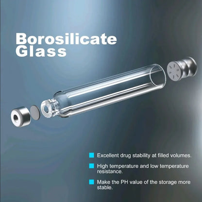 10/20/30/40/50pcs Sterile 3ml Insulin Cartridges – Disposable Injection Pen Sleeves with Independent Packaging