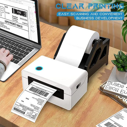 100pcs Self-Adhesive Thermal Shipping Label Paper – 10x15cm Stickers for Home Storage, Classification Notes, USPS UPS Fedex and DHL Shipping