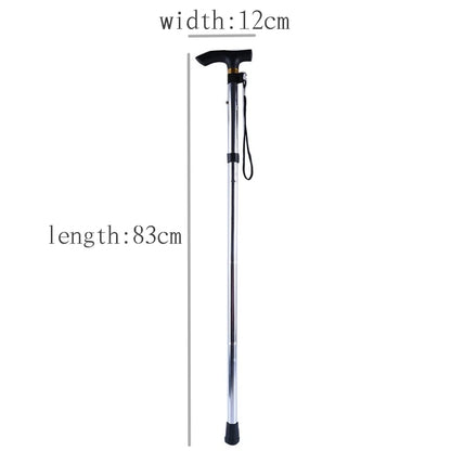 Hiking Camping Mountaineering Poles - Telescopic Walking Stick Trekking Poles Folding Cane Crutches Pole, Unisex
