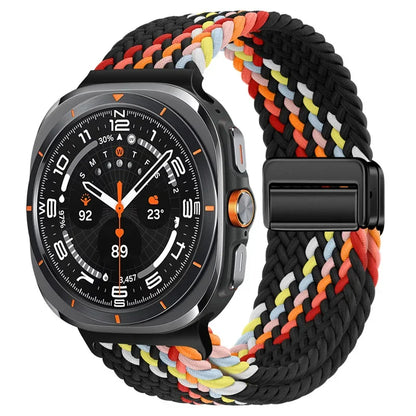 Magnetic Nylon Strap for Samsung Galaxy Watch Ultra 47mm – Adjustable Loop Bracelet Band Accessory