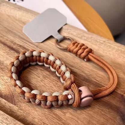 Adjustable Phone Lanyard Wrist Strap - Handwoven Universal Anti-Drop Rope for Outdoor Sports and Daily Use