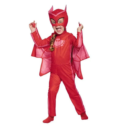 Anime Superhero Cosplay Costume - Owlette, Catboy, Connor, Greg & Gekko Cloak Suit for Boys' Parties and Performances