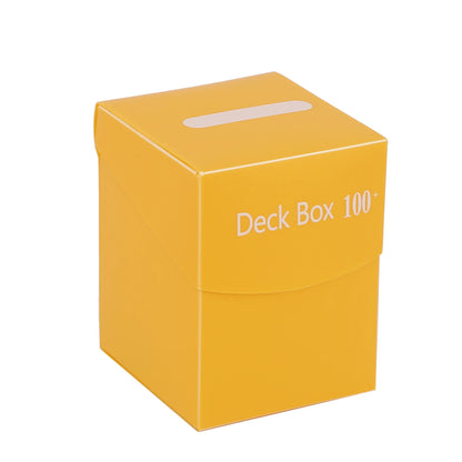 Trading Card Storage Box - 100+ Deck Game Card Carrying Case for Baseball Cards & Family Games