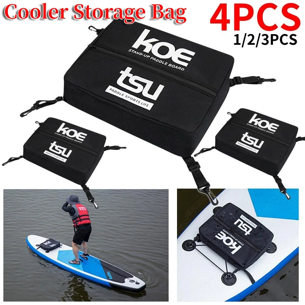1-4pc Portable SUP Storage Bag — Lightweight Sealed Zipper Bag with Fixing Buckle for Kayak & Paddle Board Accessories