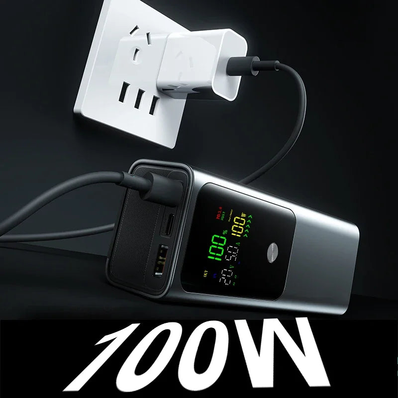 DIY 100W Battery Charger Case - 21700 Battery Power Bank Box with PD Fast Charging for MacBook & Devices