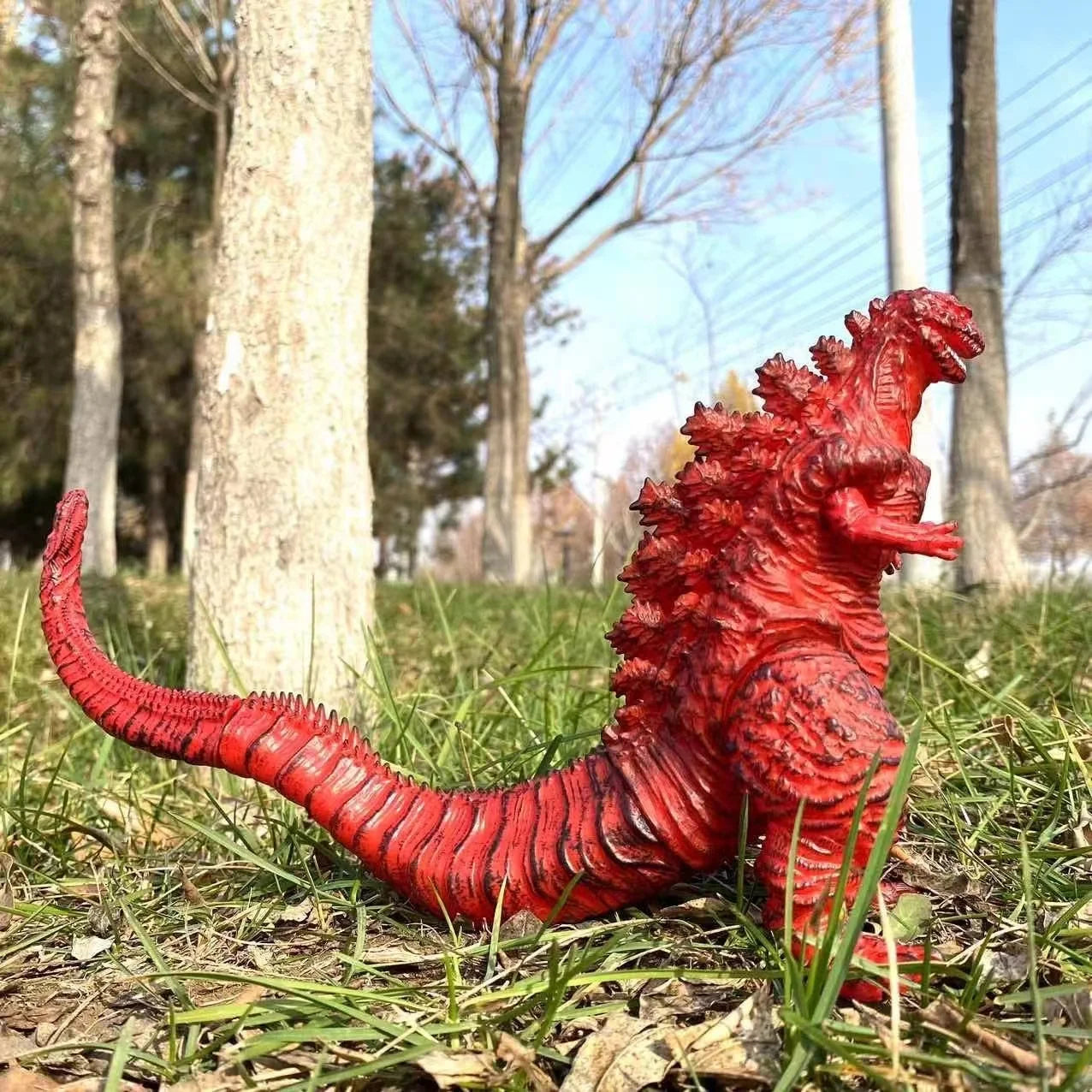 24cm Godzilla King of Monsters Action Figure – Mechanical Red Lotus Planet Collectible Toy, Birthday Gift for Kids