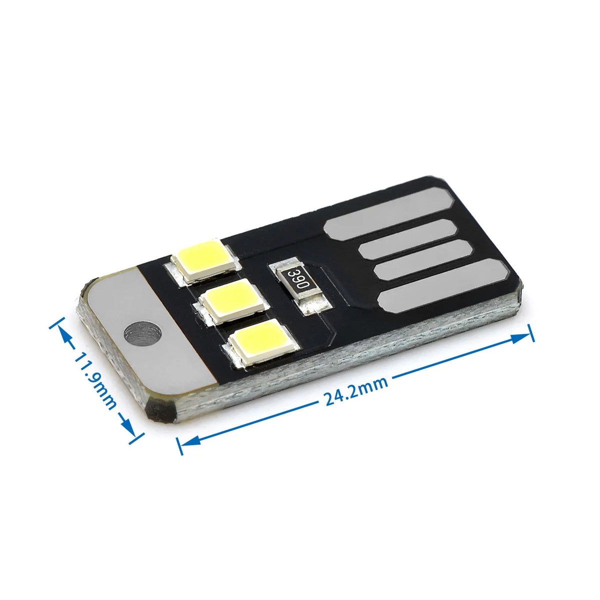 20-Pack Mini USB Book Lights - 2835 SMD LED Reading Lamps for Power Banks, Computers & Laptops