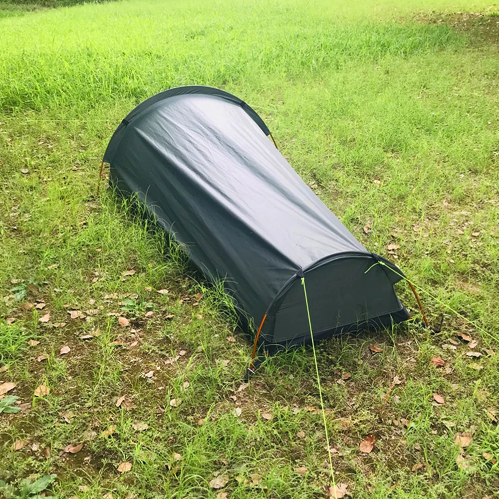 Lightweight Backpacking Tent – Outdoor Camping Sleeping Bag Tent for Single Person Use