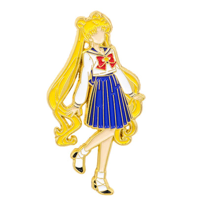 Cartoon Anime Enamel Brooch Pins – Kawaii Metal Badge Jewelry for Clothing & Backpack Gifts