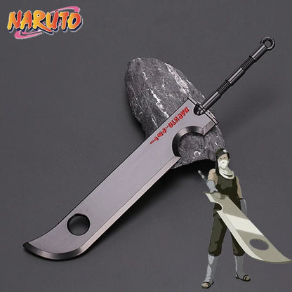 Anime Naruto Weapon Keychain Set – Metal Models of Asuma, Zabuza Sword, Kisame, Hidan, Minato Kunai & Flying Thunder God Cosplay Toys for Boys
