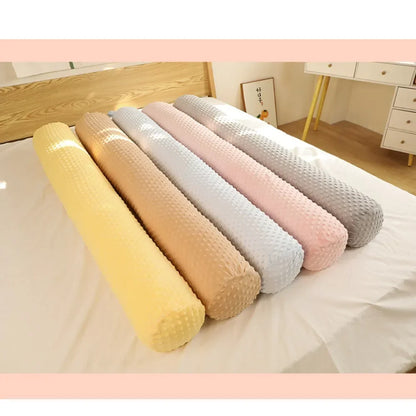 Cylindrical Throw Pillow – Soft Body Pillow for Side Sleeping & Pregnancy, Detachable & Washable Leg Gripper Pillow