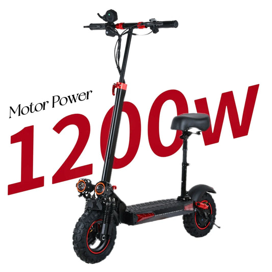 J11MAX Foldable Electric Scooter for Adults — 48V 1200W, 18Ah, 11" Off-Road Tires, Waterproof Smart E-Scooter