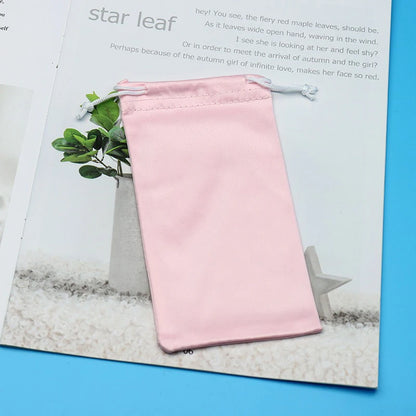 Microfiber Eyeglasses Storage Bag – Soft Portable Sunglasses Pouch for Scratch Protection, Lightweight Cloth Glasses Case for Travel