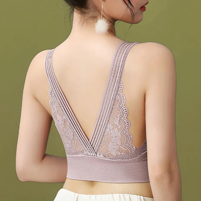 Women’s Sexy Lace Seamless Bra — Large Size Comfortable Breathable Sports Sleep Tube Top