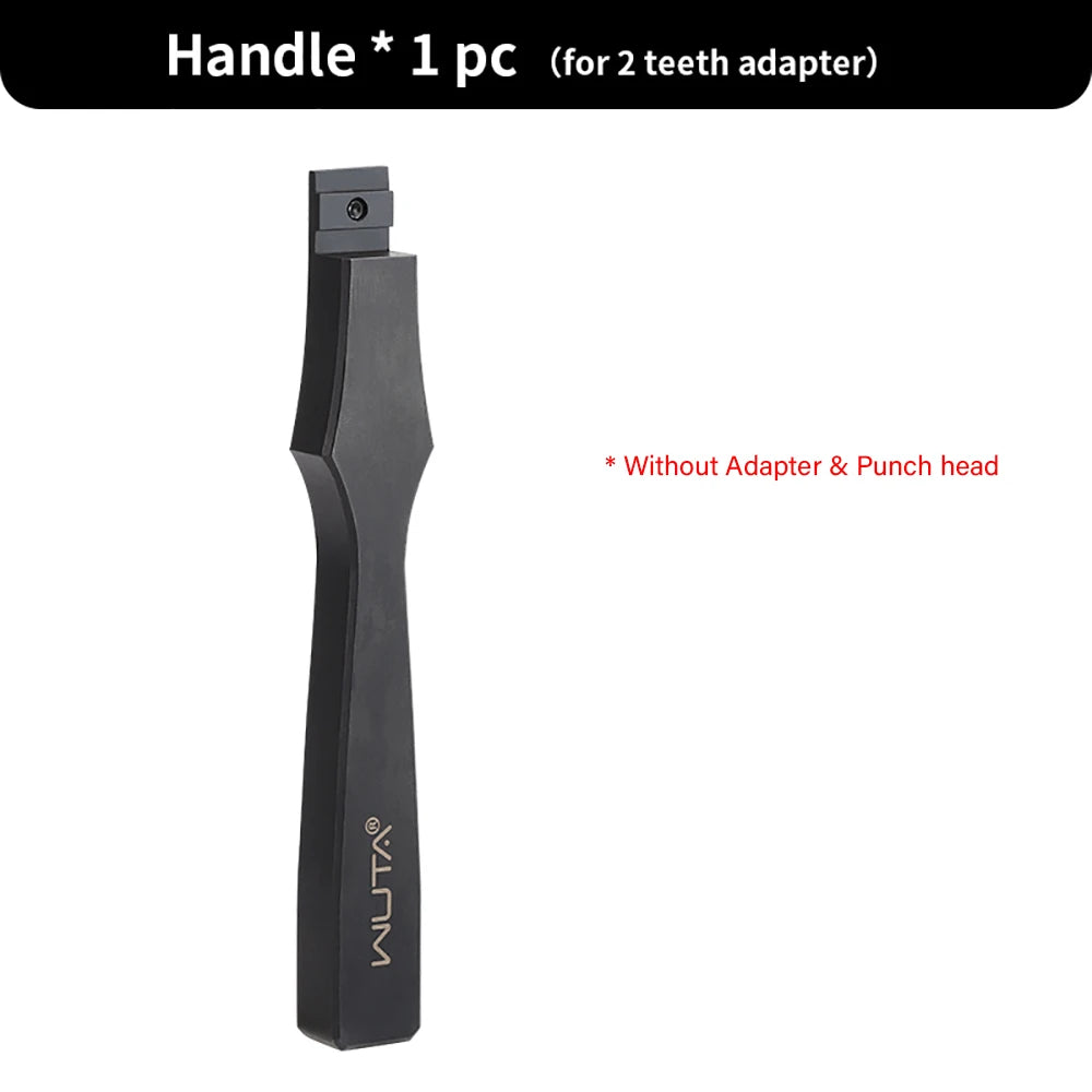 WUTA Leather Hole Punch Tool - Multifunctional Round Pricking Iron with Interchangeable Heads for Leather Craft & Stitching