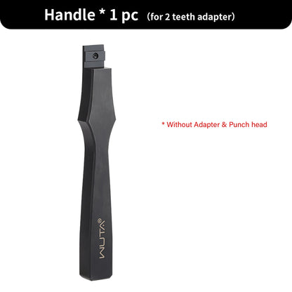 WUTA Leather Hole Punch Tool - Multifunctional Round Pricking Iron with Interchangeable Heads for Leather Craft & Stitching
