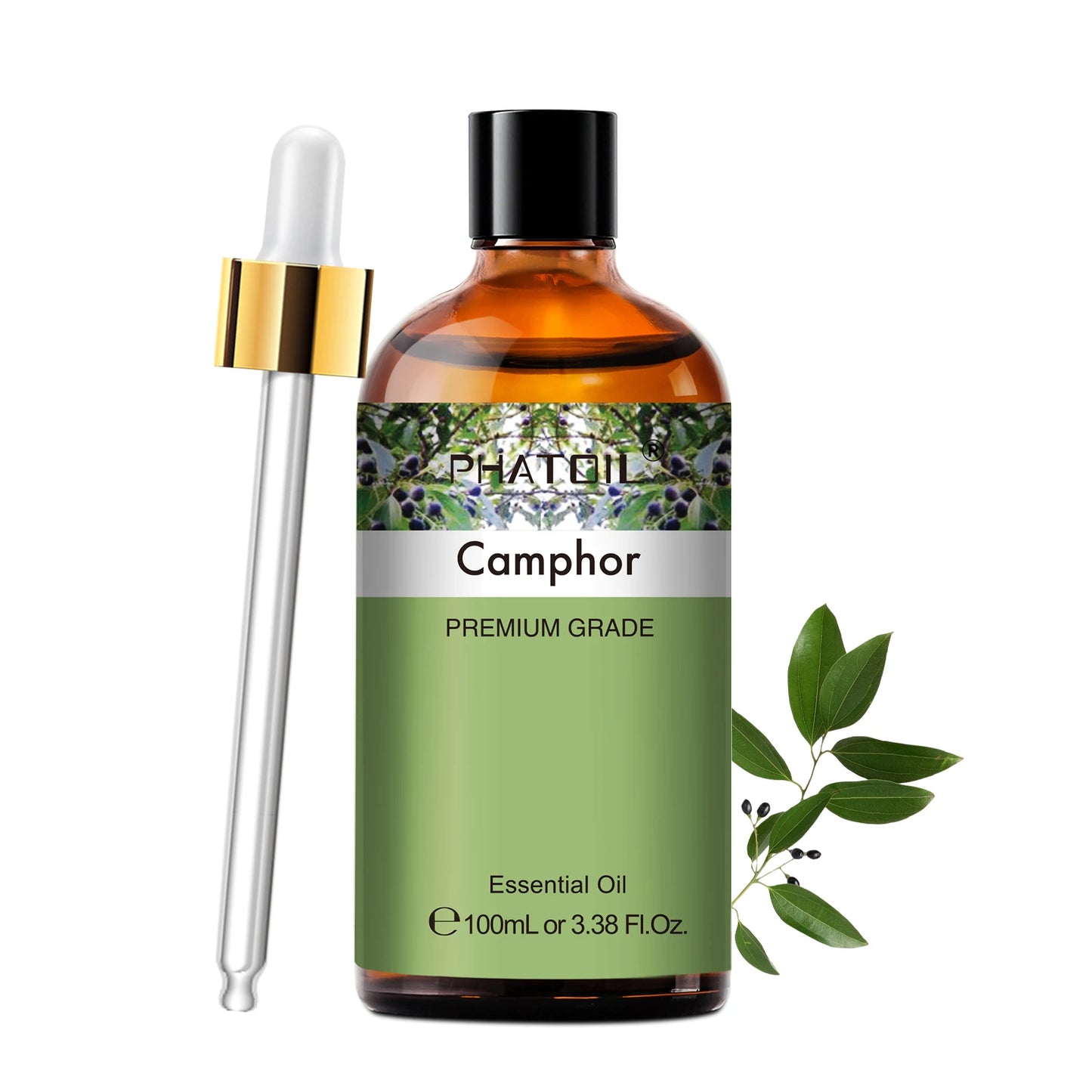PHATOIL 100ml Aromatherapy Essential Oil Set – Lavender, Rose, Vanilla, Eucalyptus, Sandalwood & Pine Needles for Diffusers & Candle Making