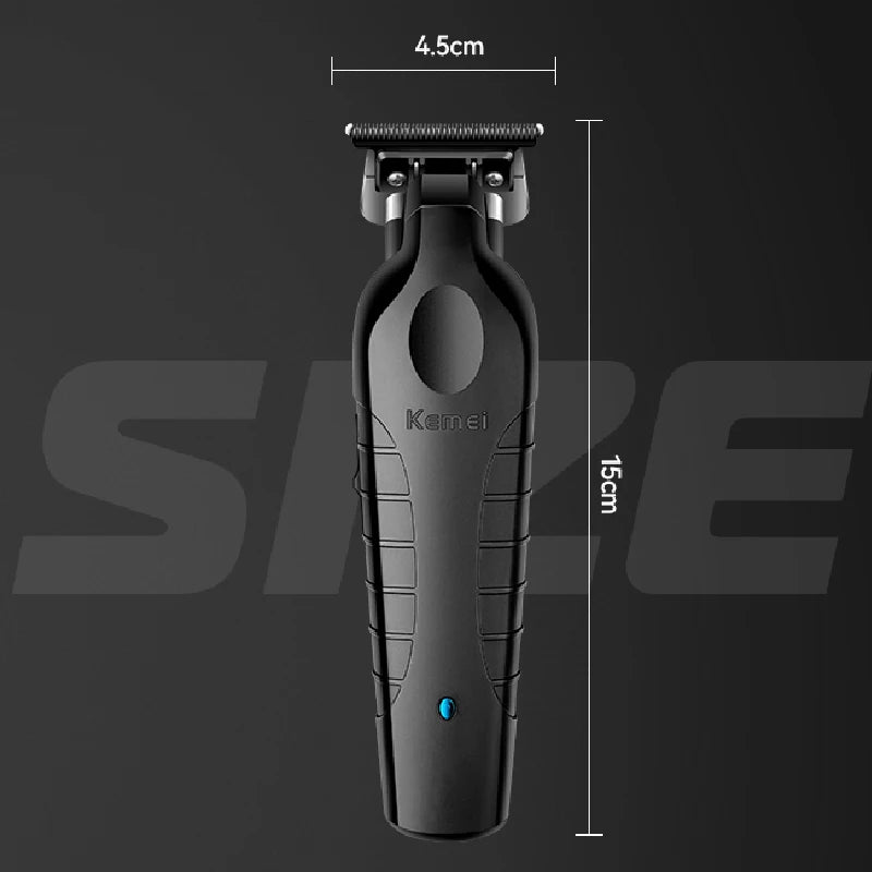 Kemei 2299 Professional Electric Hair Trimmer - Cordless Beard & Hair Clipper for Men, Rechargeable, 0mm Cutting Machine