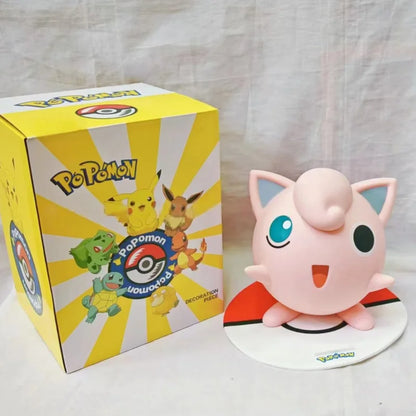 Pokemon Large Figure Set — Pikachu, Charmander, Eevee, Squirtle & Pokeball Doll Figurines, Kids Collectible Toys & Gifts