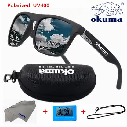 Okuma Polarized Sunglasses UV400 — Men & Women Outdoor Sunglasses for Hunting, Fishing, Driving & Biking, Optional Box