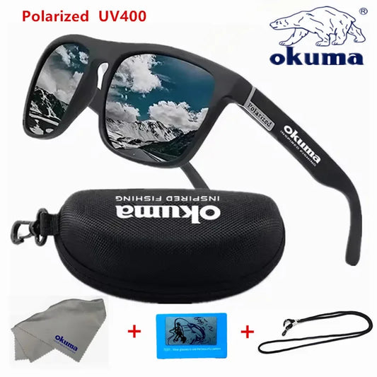 Okuma Polarized Sunglasses UV400 — Men & Women Outdoor Sunglasses for Hunting, Fishing, Driving & Biking, Optional Box