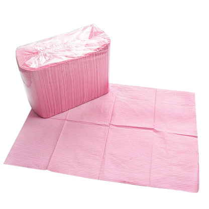 125PCS Disposable Tattoo & Nail Table Covers – Waterproof Cotton Plush Paper Pad for DIY Nail Art & Beauty Tools