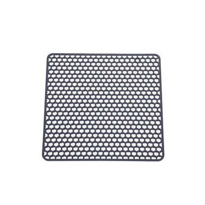 Food-Grade Silicone Hollow Insulation Mat – Non-Slip Kitchen Sink Protector & Desktop Table Mat