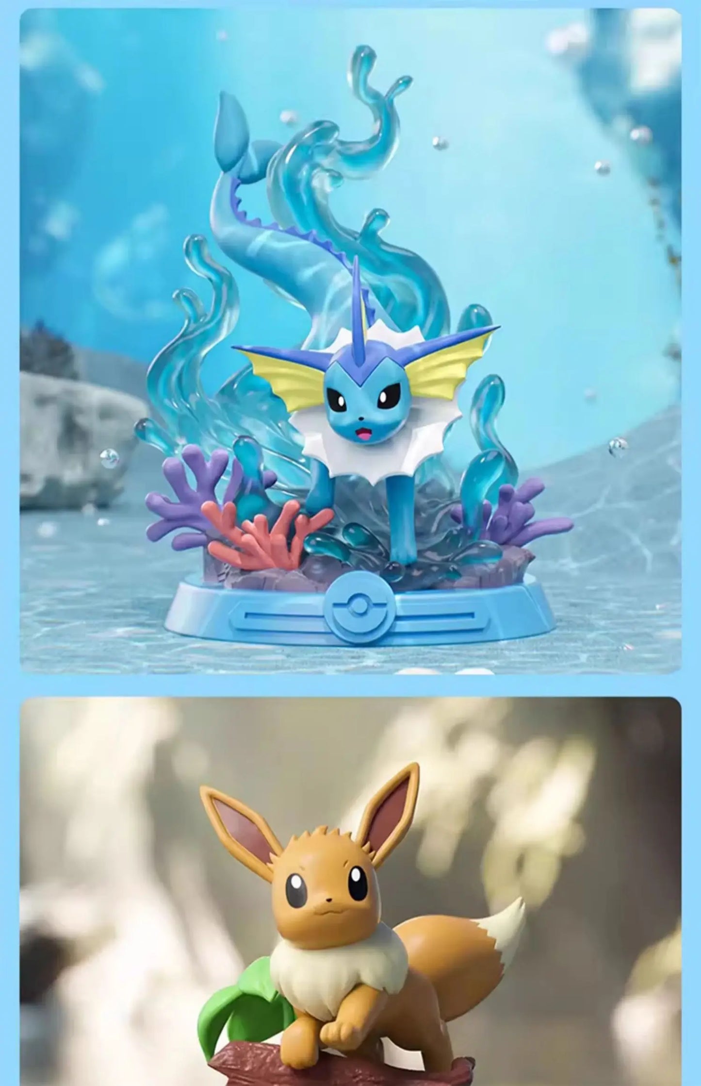 9-Style Pokemon Eeveelution Figures – Espeon, Sylveon, Glaceon, Leafeon, Vaporeon, Umbreon, Flareon Anime Pocket Monster Toy