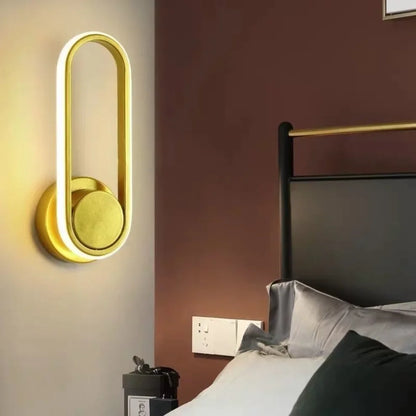 Modern Rotatable LED Wall Light - Indoor Wall Sconce for Bedroom, Stairway, Living Room and Dining Room