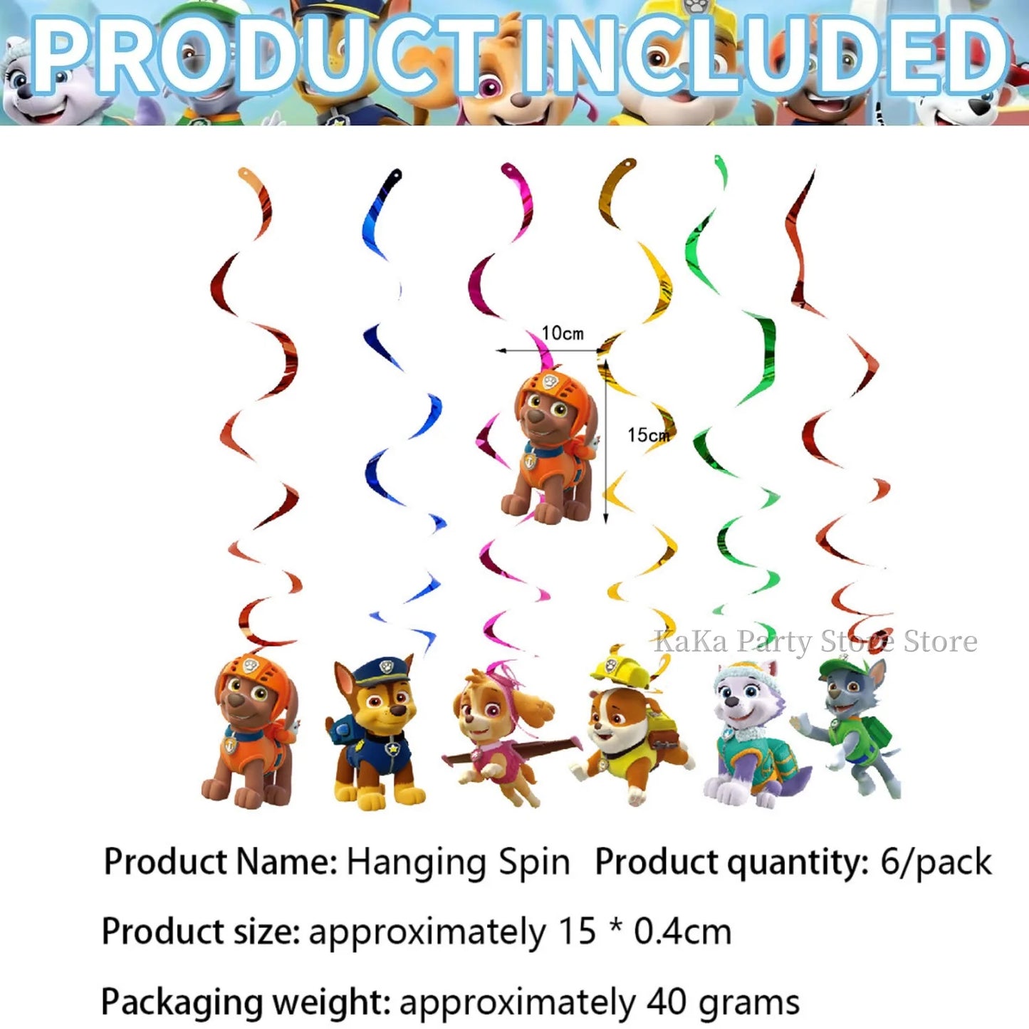 PAW Patrol Birthday Party Supplies Set – Tablecloth, Plates, Cups & Balloons Kids Party Decor for Birthday, Baby Shower & Favors
