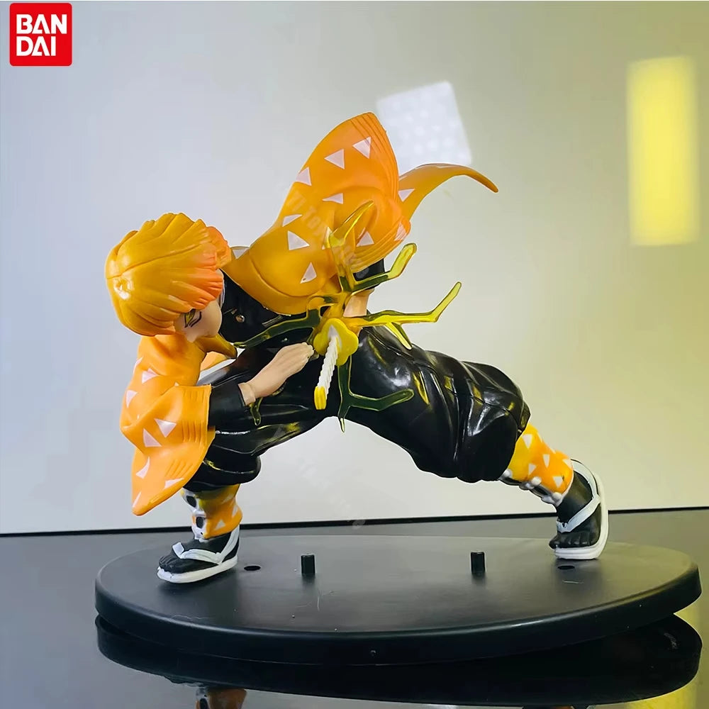 Demon Slayer Anime Figure — Tanjirou, Zenitsu & Kyoujurou PVC Action Toy Collectible Gift for Kids