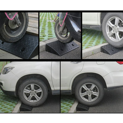 Plastic Non-Slip Curb Ramp – 30mm Threshold Ramp for Cars, Bicycles & Wheelchairs, Smooth Uphill Transition Access Ramp