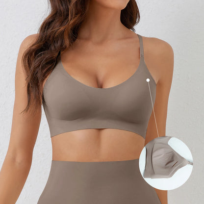 Soft Support Seamless Bra – Comfortable, Light, Breathable, No Steel Ring Gathering Underwear