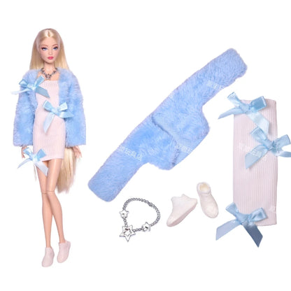 Doll Clothes for 30cm Barbie – Skirt, Outerwear, Pants & Shoes Accessories