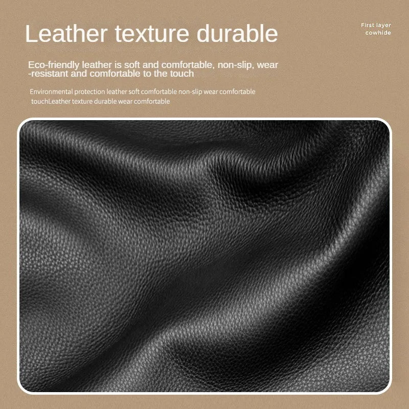 High-Quality Universal PU Leather Gear Shift Cover — Non-Slip, Wear-Resistant for Automatic Cars