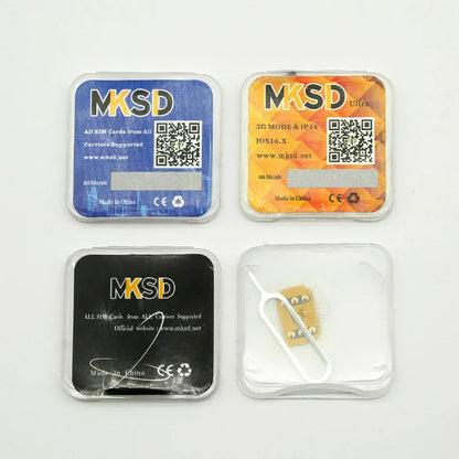 MKSD Ultra V5.5 Unlocking Card Stickers – Compatible with iPhone 6-13 Series (Black & Blue Options)