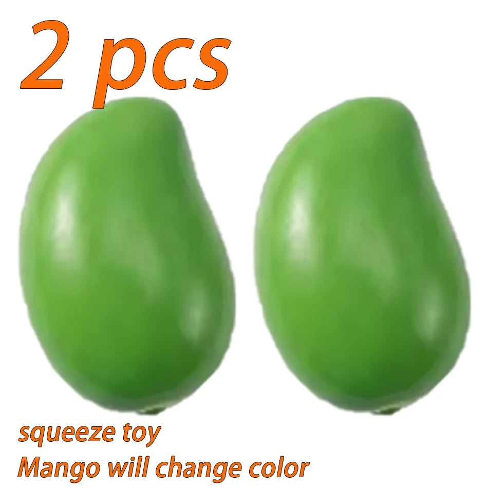 Blueberry Squeeze Sensory Stress Ball - Slow-Rebound Silicone Massage & Relaxation Toy
