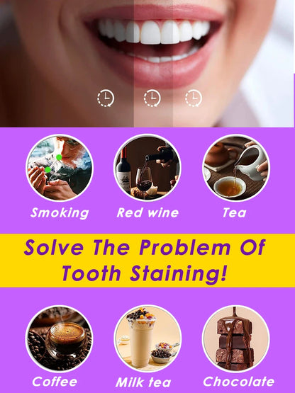 Purple Tooth Whitening Toothpaste – Teeth Stain Remover, Oral Gum Care & Fresh Breath