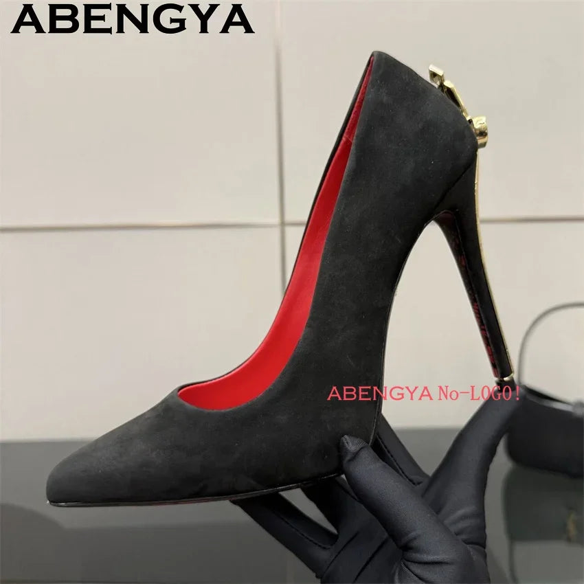 Women’s Pointed Toe Stiletto Heels - Sexy Thin High Heel Gladiator Dress Shoes for Summer Fashion