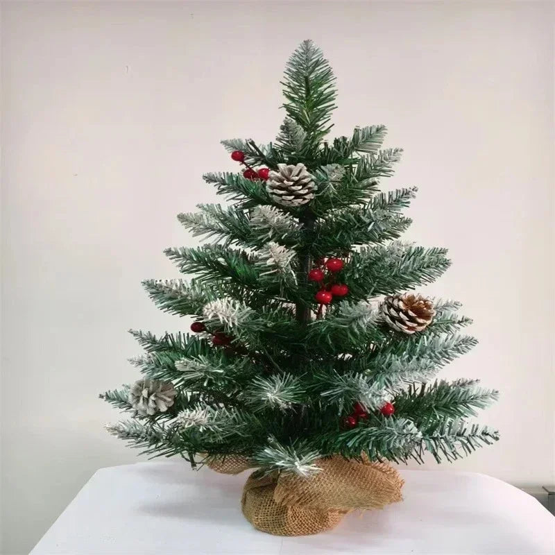 Mini Christmas Tree 45/60cm – PVC Tabletop Decorations for Family Christmas & Holiday Parties