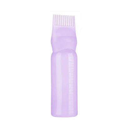 Hair Dye Applicator Brush Bottles - Dyeing Shampoo Bottle with Oil Comb, Hair Coloring Styling Tool