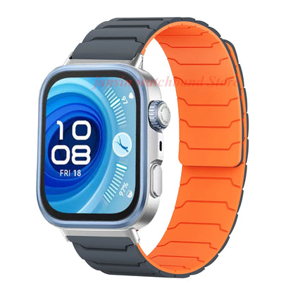 Magnetic Loop Strap for Huawei Watch – Silicone Sports Band for Fit3, Fit4 & Fit4 Pro Replacement Bracelet