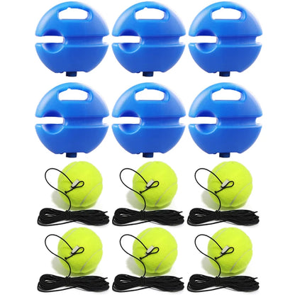 Heavy Duty Tennis Trainer Rebounder Base – Elastic Rope Ball Practice Self-Training Tennis Practice Aid with Durable Sparring System