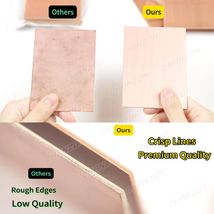 10Pcs 7x10cm Copper Clad PCB Boards - Single-Sided Circuit Prototype Boards for DIY Etching Projects