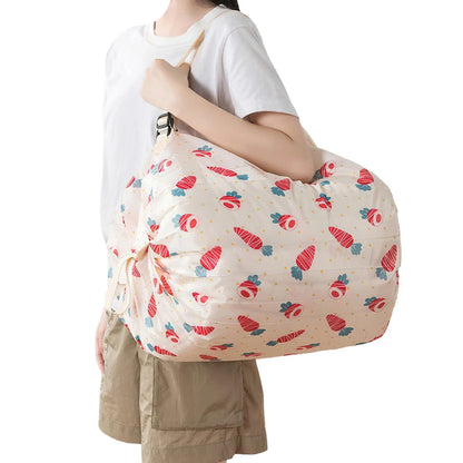 Foldable Waterproof Shopping Bag – Portable Travel, Beach, and Grocery Tote