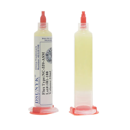 Amtech NC-559 Flux – 10ml Soldering Flux Syringe for Electronics, BGA, SMD & PCB Repair Tools