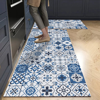 Absorbent Non-Slip Kitchen Mat – Printed Area Rug for Hallway, Living Room, Bedroom & Entrance