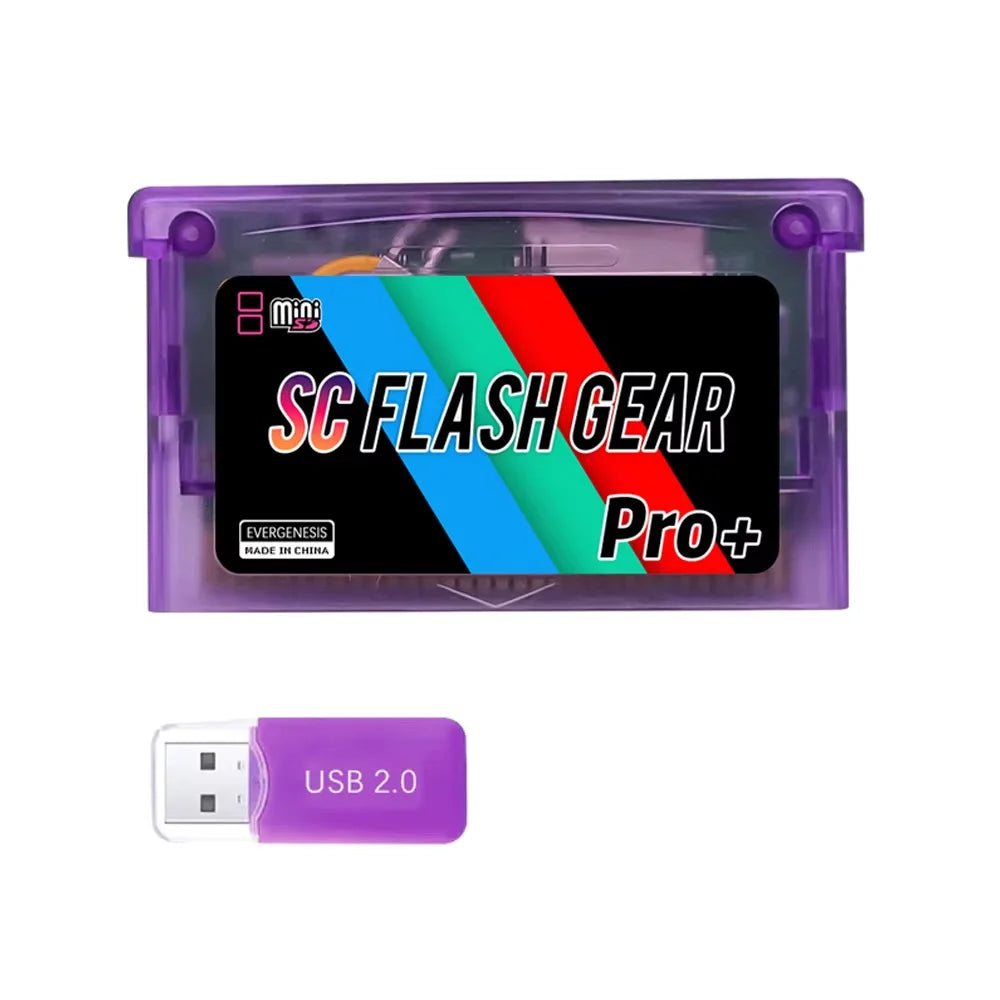 SCFW V1.5 Mini 1000+ in 1 Flash GBA Card – GBA/GBC/GB/NES with Adapter & 8GB TF Card